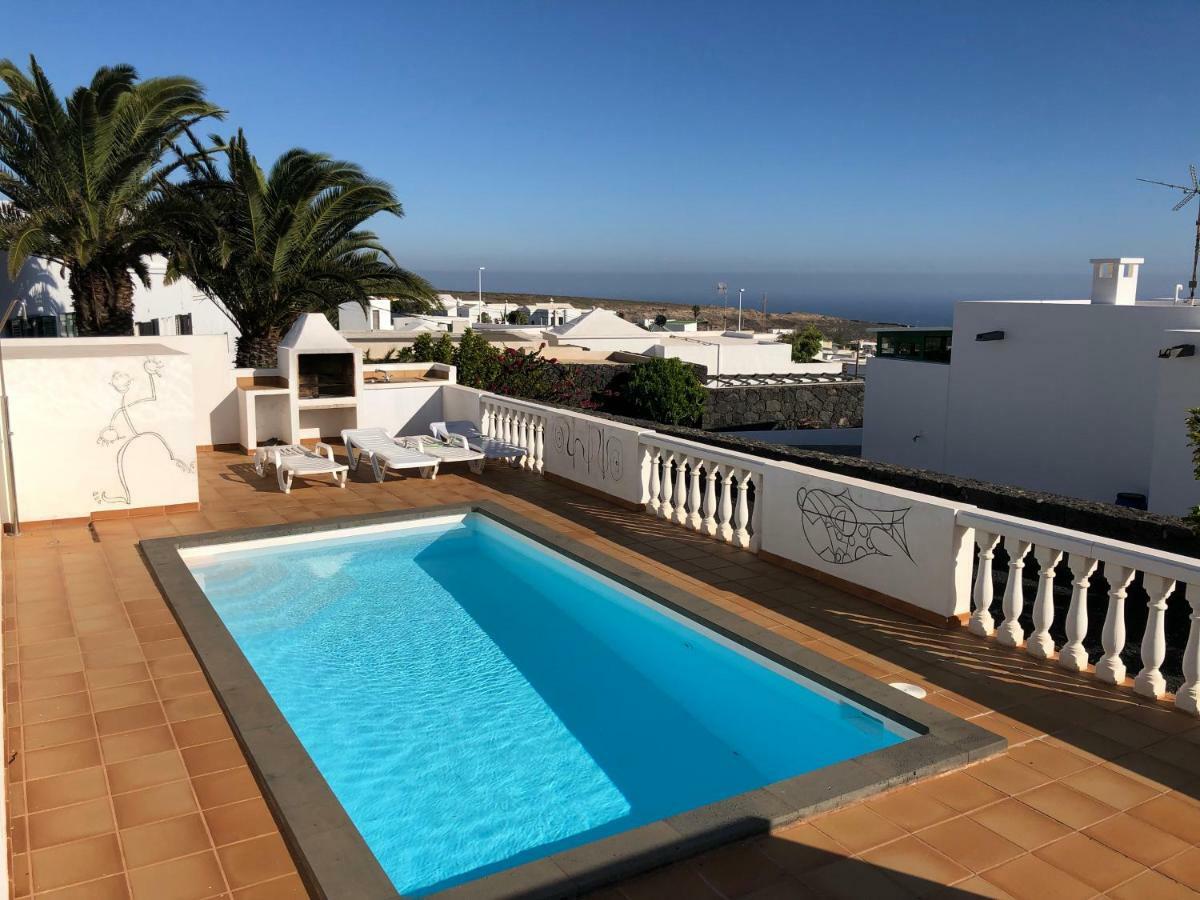 Villa Casa Tranquila Con Vistas En La Colina De Tías Exterior foto